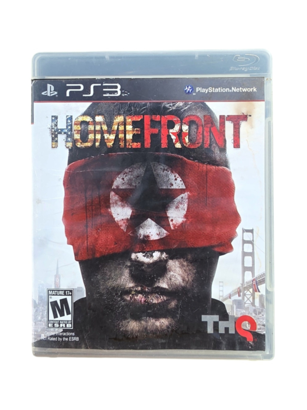 THQ Homefront Video Game for PlayStation 3 PS3 Red and Black